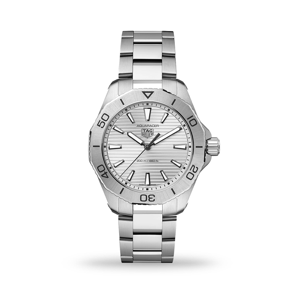 TAG Heuer Aquaracer Professional 200 40mm Quartz Silver Dial Bracelet