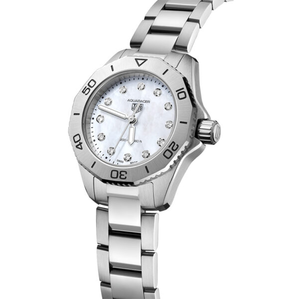 TAG Heuer Aquaracer Professional 200 Quartz White Dial 30mm Bracelet WBP1416.BA0622