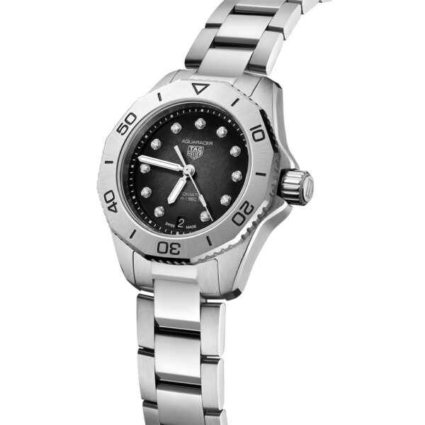 TAG Heuer Aquaracer Professional 200 Date Automatic Black Dial 30mm Bracelet WBP2410.BA0622