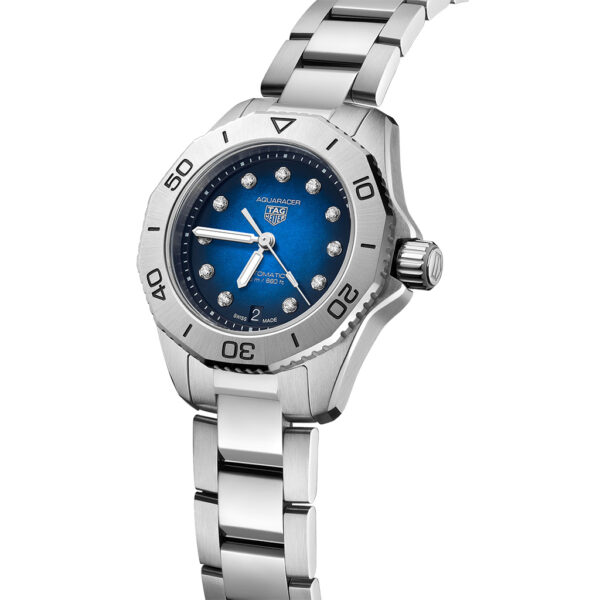 TAG Heuer Aquaracer Professional 200 Date Automatic Blue Dial 30mm Bracelet WBP2411.BA0622
