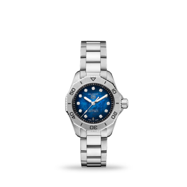 TAG Heuer Aquaracer Professional 200 Date Automatic Blue Dial 30mm Bracelet WBP2411.BA0622