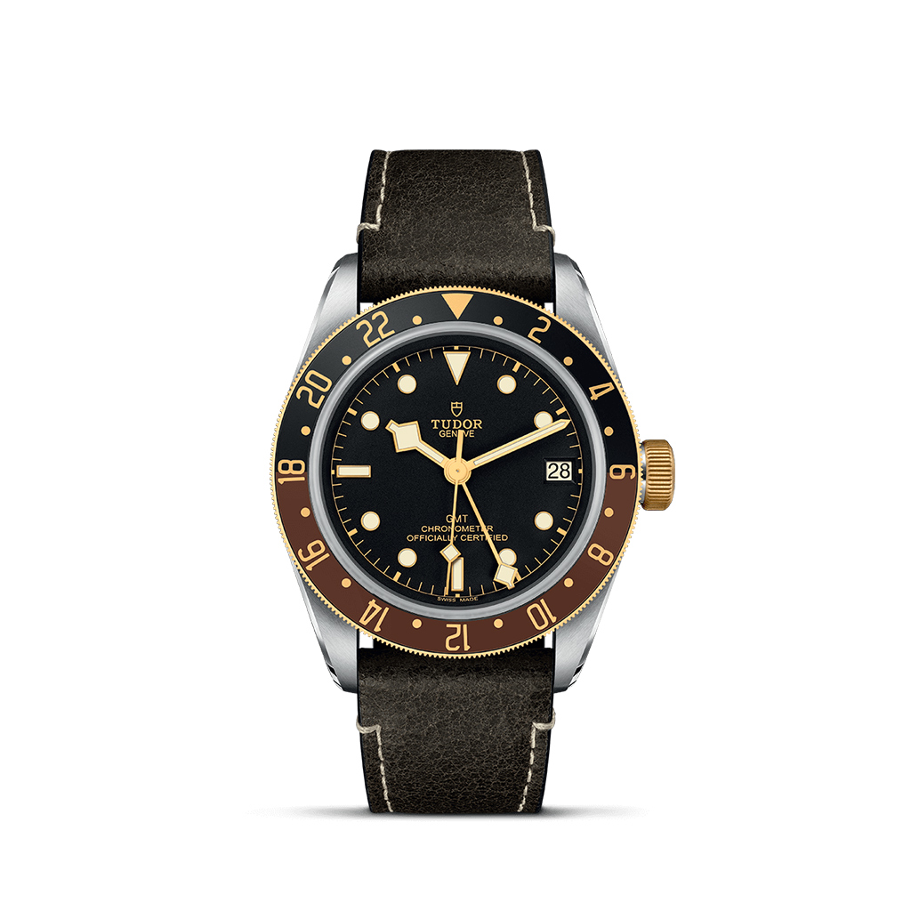 Tudor Black Bay GMT S&#038;G 41mm Brown Leather Strap
