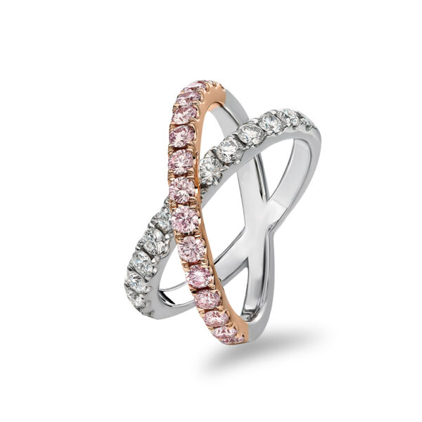 Kimberley White & Argyle Pink Diamond Kira Ring PKD-RDMMB4015