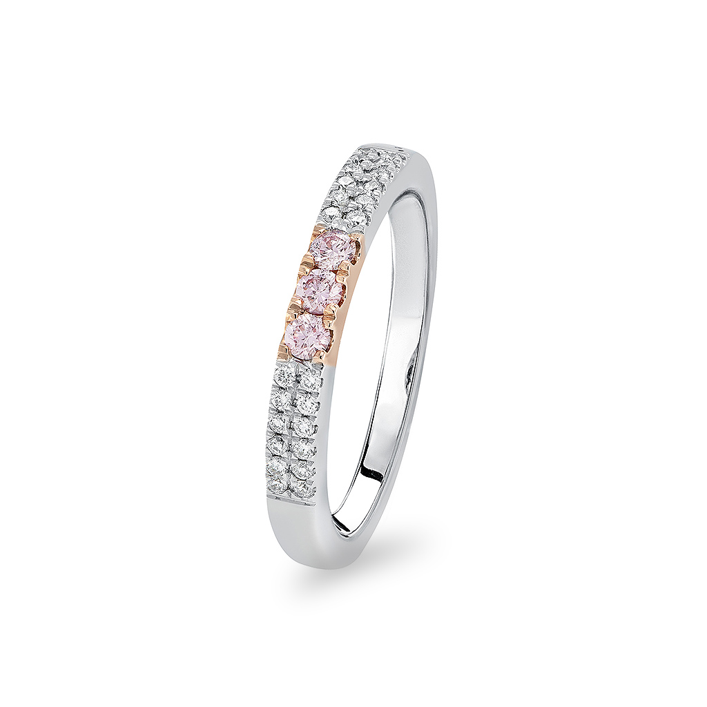 Kimberley White &#038; Argyle Pink Diamond Swoon Wedder