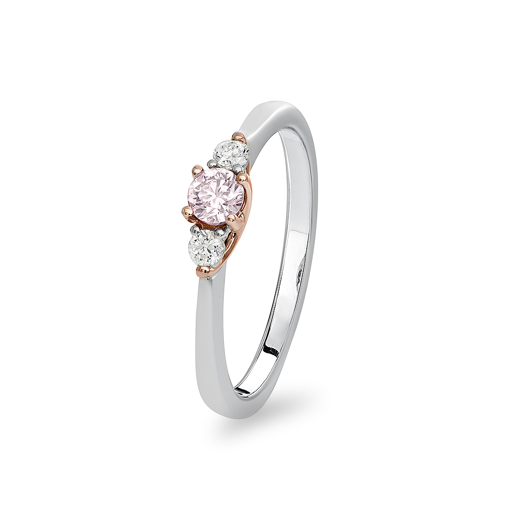 Kimberley White &#038; Argyle Pink Diamond Mimi Ring