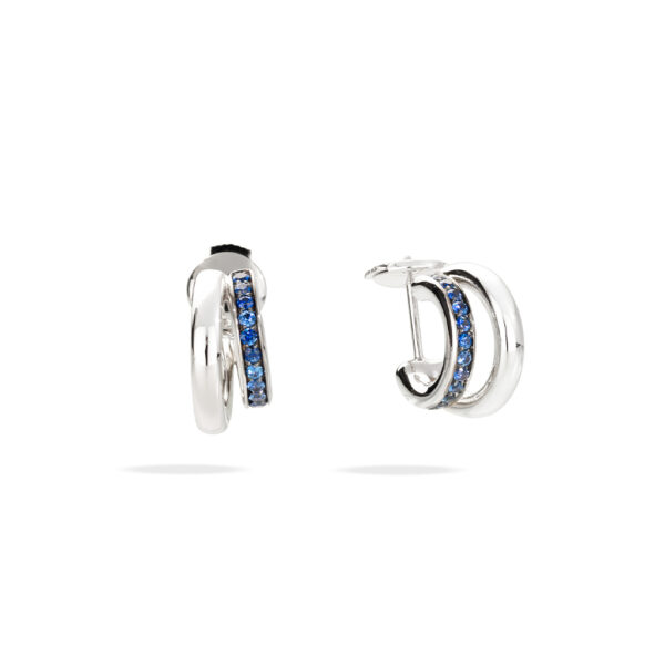 Pomellato Iconica Blue Sapphire Earrings #POB8111_O2BWR_ZA000