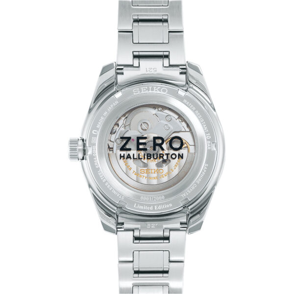 Seiko Presage Sharp Edge Zero Halliburton 42mm Automatic Bracelet SPB269J