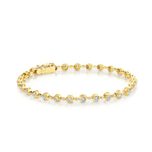 Gregory Jewellers 1.66ct Classic Diamond Bracelet Yellow Gold TWB002-1 YG
