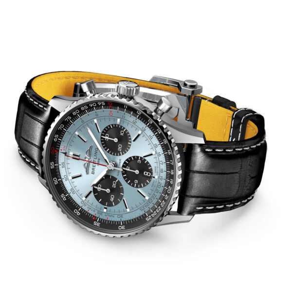 Breitling Navitimer B01 Chronograph 43mm Ice Blue Dial Bracelet - AB0138241C1P1