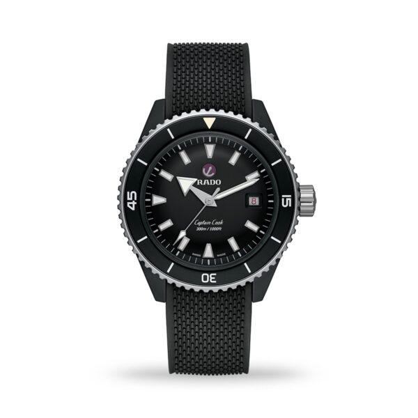 Rado Captain Cook High-Tech Ceramic Diver Automatic 43mm Rubber Strap | R32129158