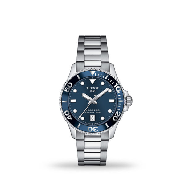 Tissot T-Sport Seastar 1000 Quartz 36mm Blue Dial Bracelet | T120.210.11.041.00