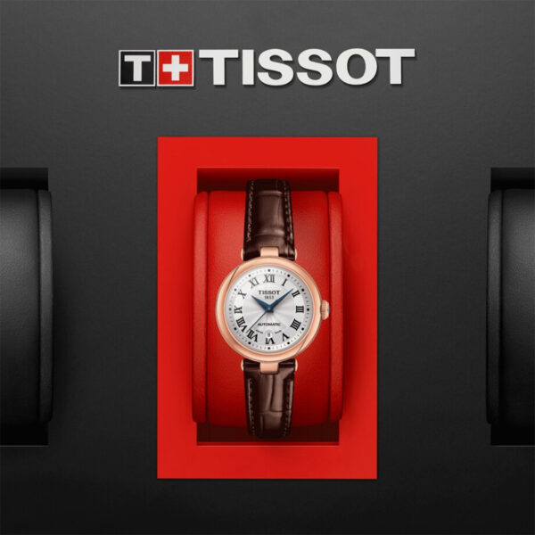Tissot Bellissima Automatic 29mm Brown Leather Strap | T126.207.36.013.00