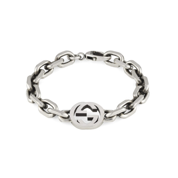 Gucci Interlocking G Silver Bracelet - YBA627068001
