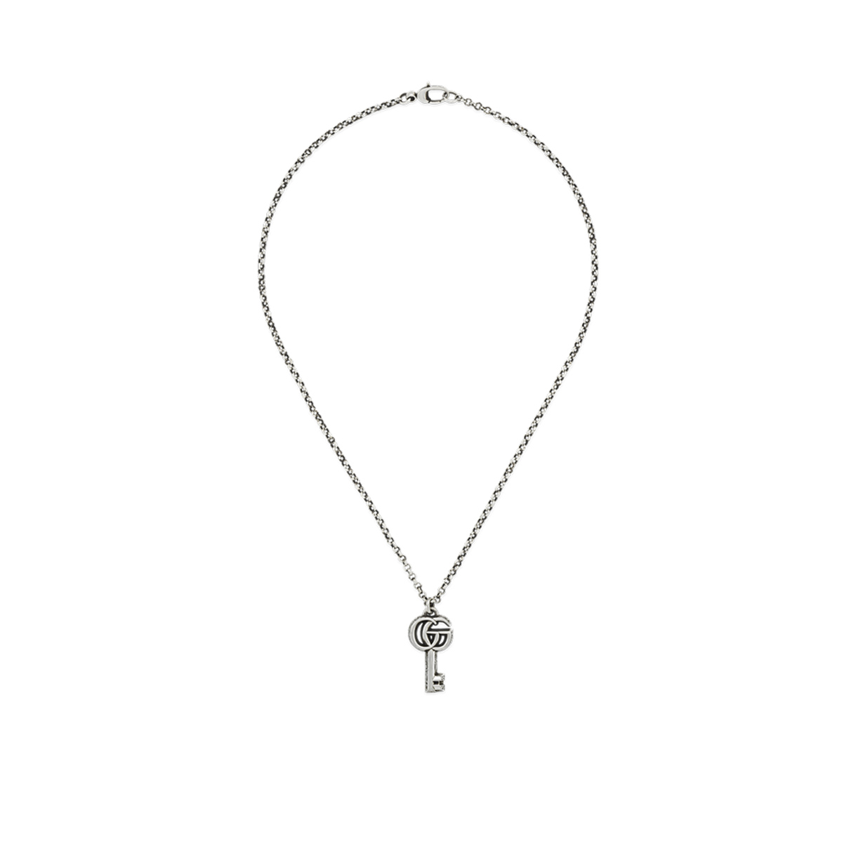 Gucci GG Marmont Necklace in Sterling Silver