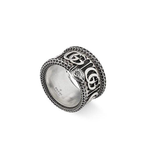 Gucci GG Marmont Silver Ring | YBC577201001