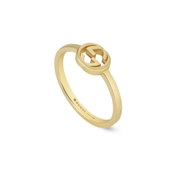 Gucci Interlocking G Ring in Yellow Gold | YBC679115001
