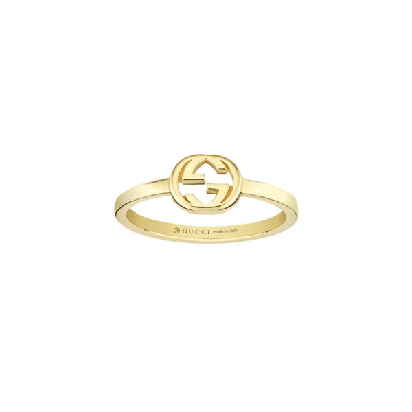 Gucci Interlocking G Ring in Yellow Gold | YBC679115001