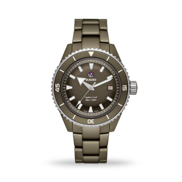 Rado Captain Cook High-Tech Ceramic Diver 43mm Green Bracelet