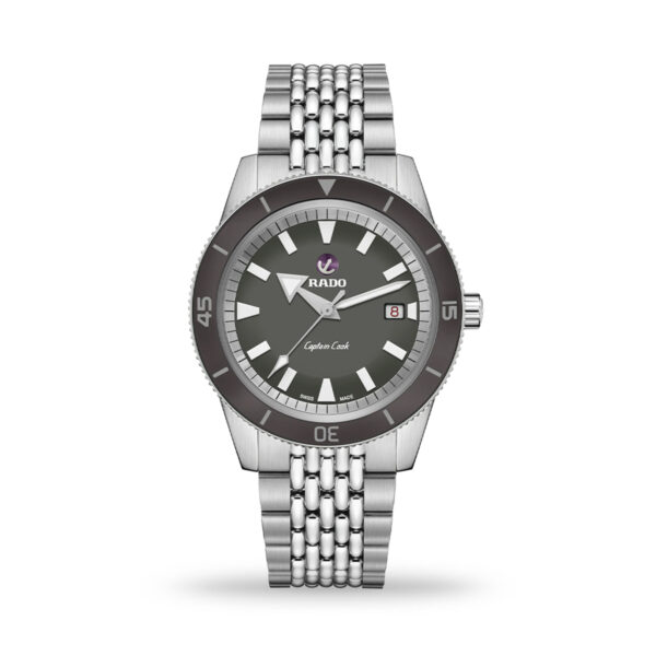 Rado Captain Cook Set 43mm Automatic Grey Dial Bracelet | R32505019