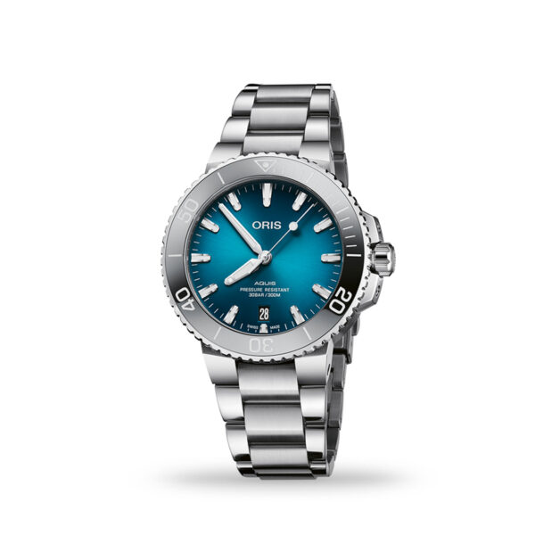 Oris Aquis Date Automatic Blue Dial 39mm Bracelet | 733 7732 4155