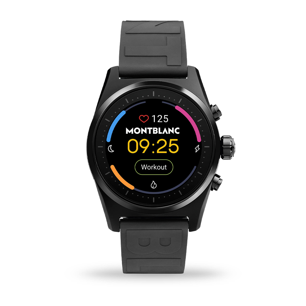 Montblanc Summit Lite Smartwatch Black 43mm with Rubber Strap