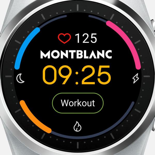 Montblanc Summit Lite Smartwatch 43mm with Rubber Strap | MB128410