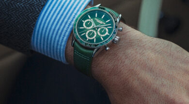 green raymond weil watch