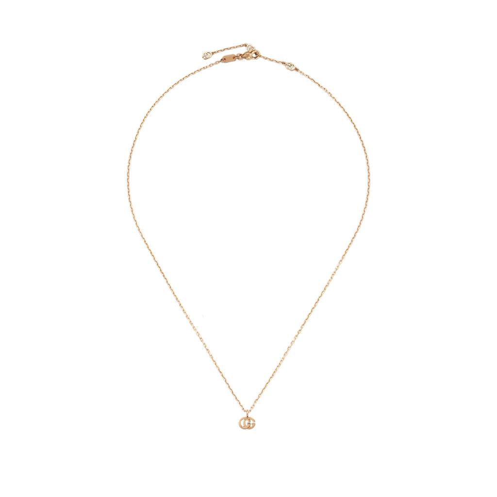 Gucci GG Running 18K Pink Gold Necklace - Gregory Jewellers