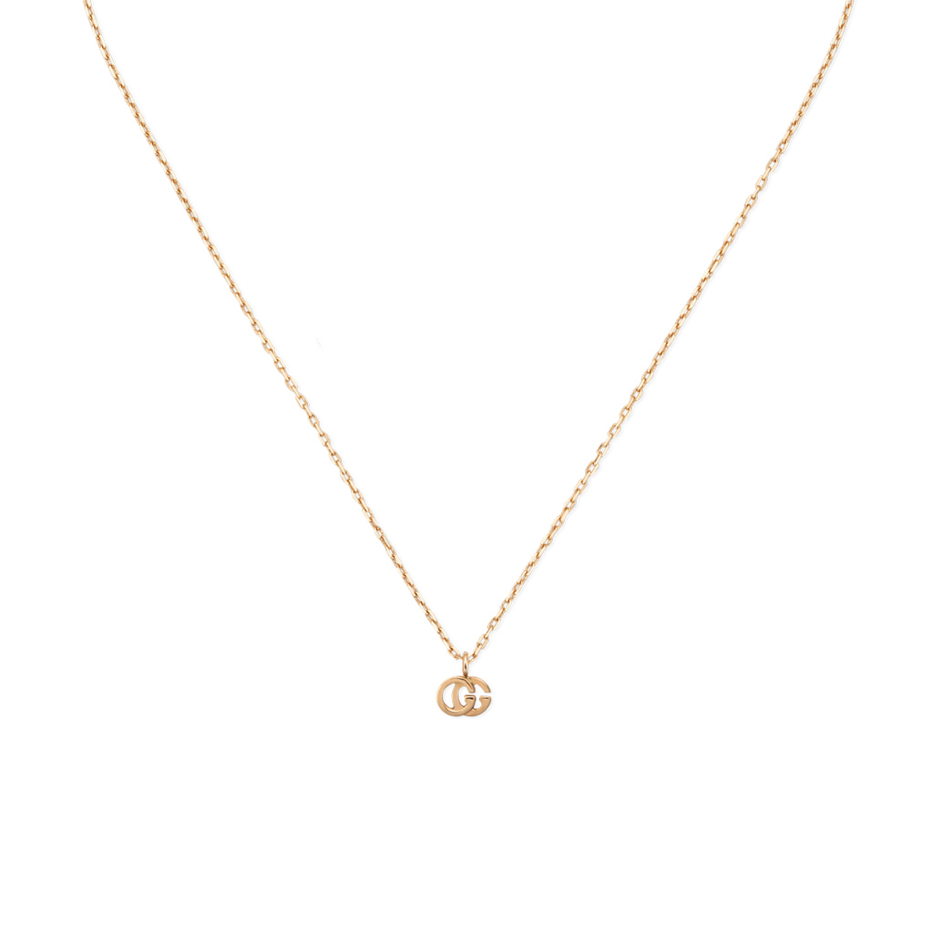 Gucci GG Running 18K Pink Gold Necklace - Gregory Jewellers