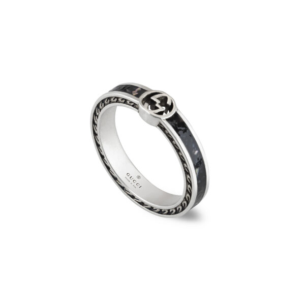 Gucci Interlocking G Ring in Silver | YBC701620001