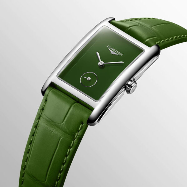 Longines DolceVita 23mm Green Dial Leather Strap | L5.512.4.60.2