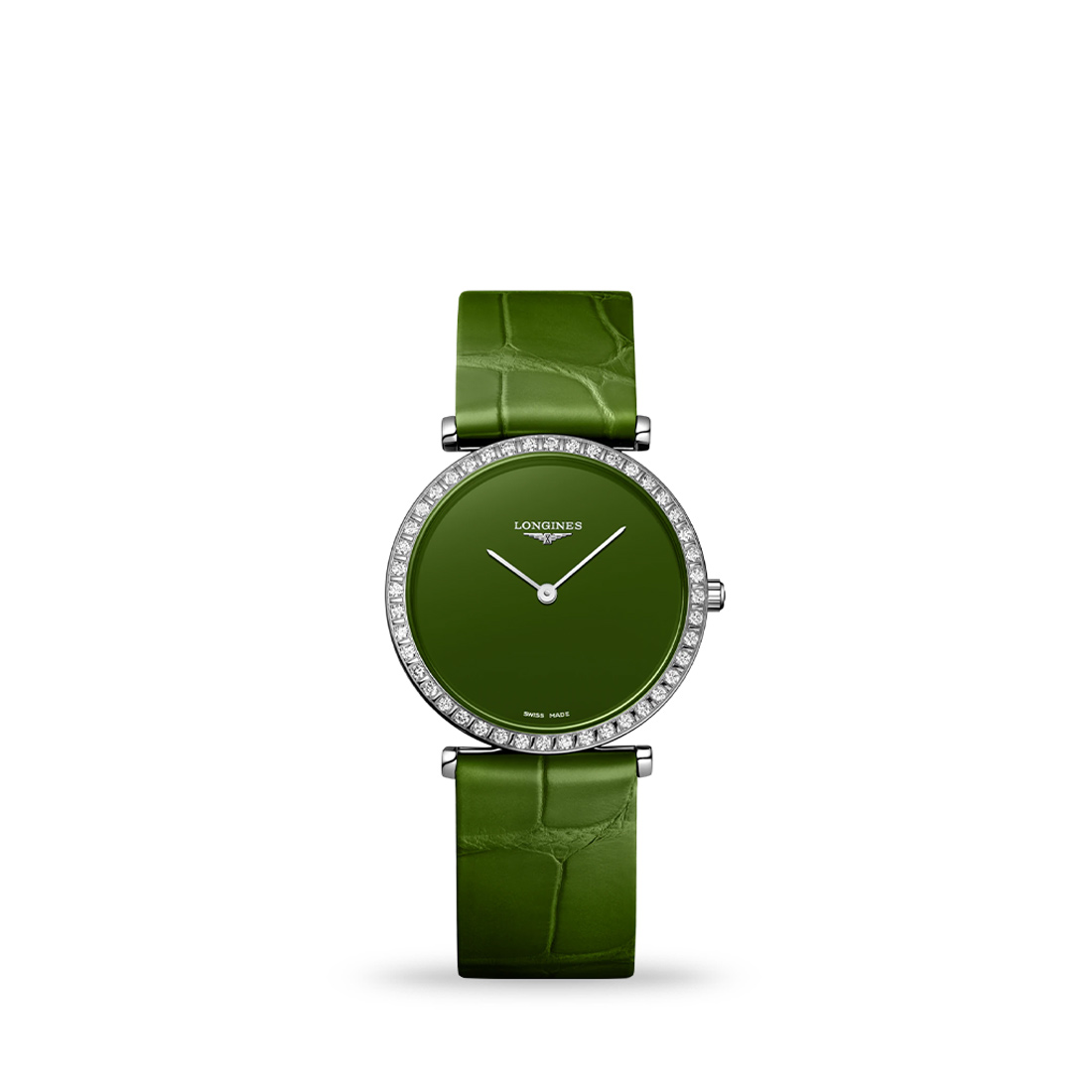 Longines La Grande Classique De Longines Green Dial 29mm Leather Strap