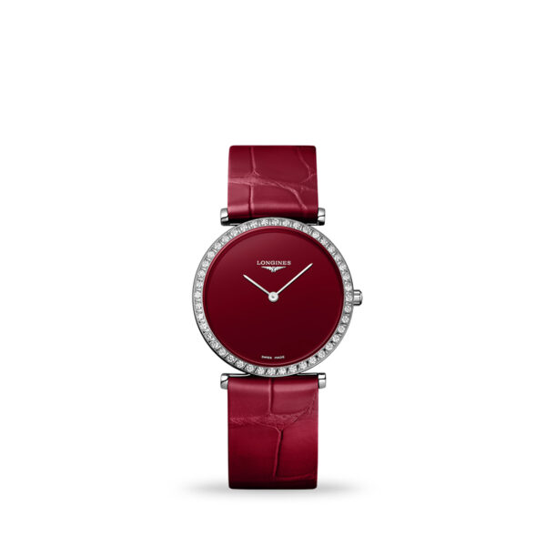 Longines La Grande Classique De Longines Red Dial 29mm Leather Strap | L4.523.0.91.2