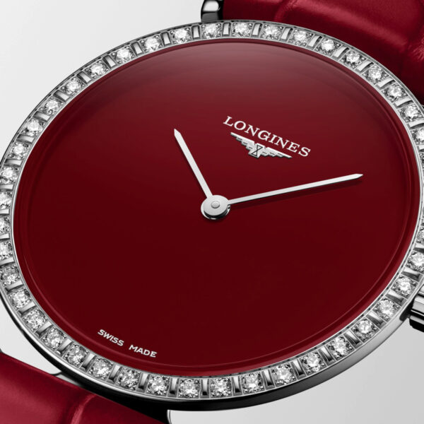 Longines La Grande Classique De Longines Red Dial 29mm Leather Strap | L4.523.0.91.2