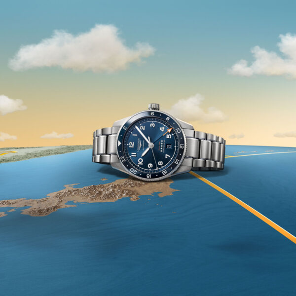 Longines Spirit Zulu Time Automatic 42mm Blue Dial Bracelet