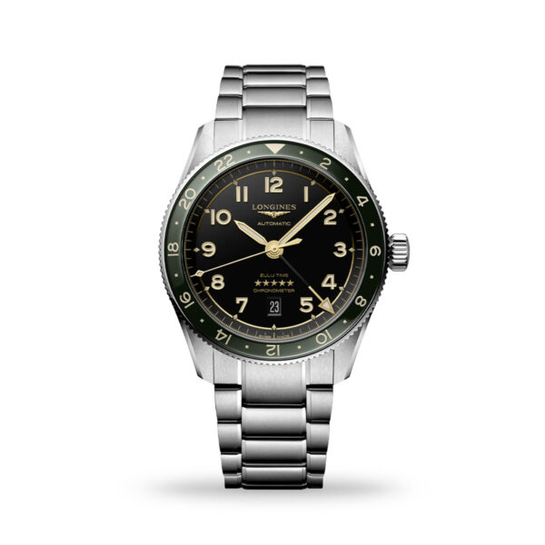 Longines Spirit Zulu Time Automatic 42mm Anthracite Dial Bracelet