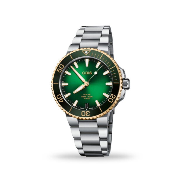 ORIS Aquis Date Calibre 400 41mm Watch with Bracelet - 400 7769 6357
