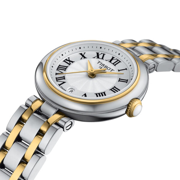 issot T-Lady Bellissima Small Lady 26mm Yellow Gold PVD Bracelet | T126.010.22.013.00