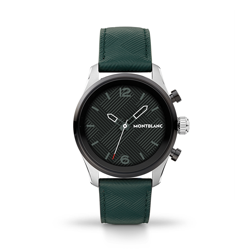 Montblanc Summit 3 Smartwatch Bicolour Titanium 42mm Leather Strap