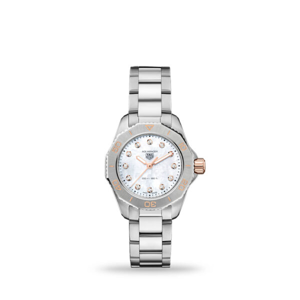 TAG Heuer Aquaracer Professional 200 Quartz White Dial 30mm Bracelet