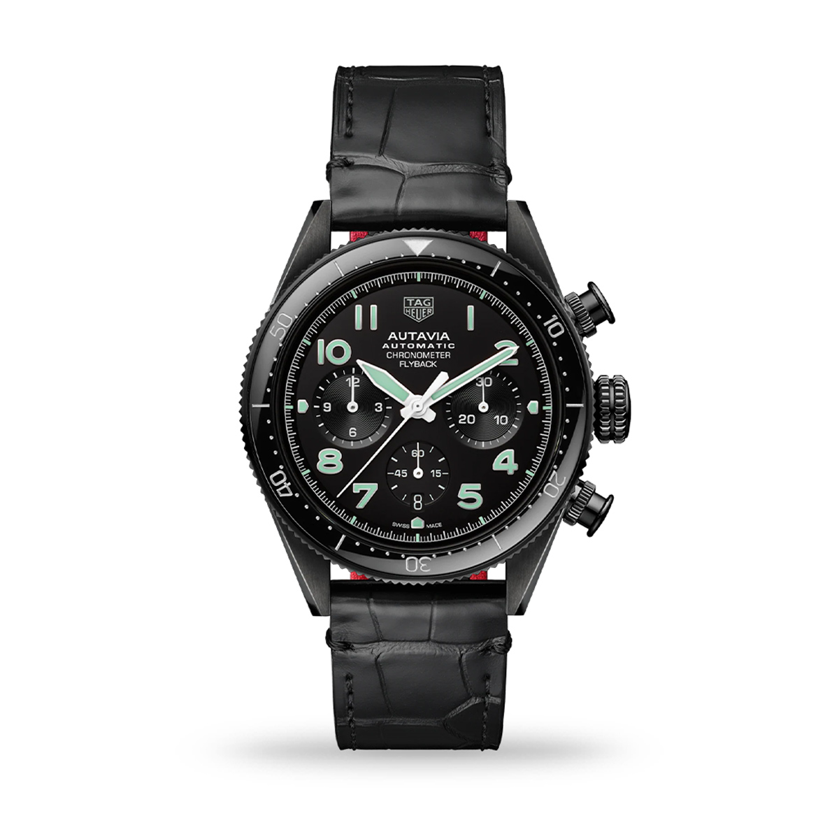 TAG Heuer Autavia Chronometer Flyback 42mm Leather