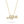 18K Yellow Gold Diamond Heart & Arrow Necklace