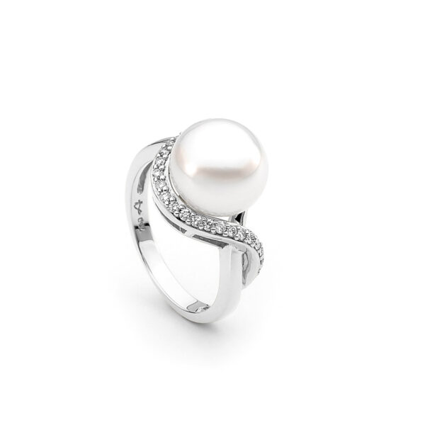 Allure South Sea Pearl Wrap Around Diamond Ring | R20W10W_PS