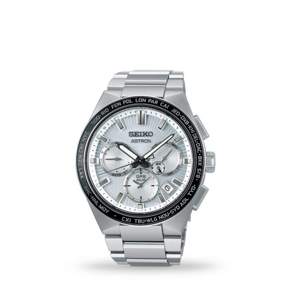 Seiko Astron Solar GPS Titanium Dual-Time Sports Watch | SSH117J