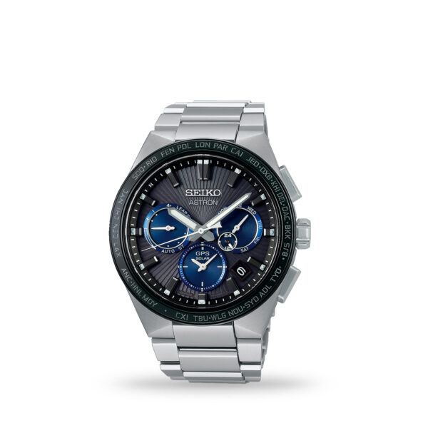 Seiko Astron Solar GPS Titanium Dual-Time Sports Watch | SSH119J