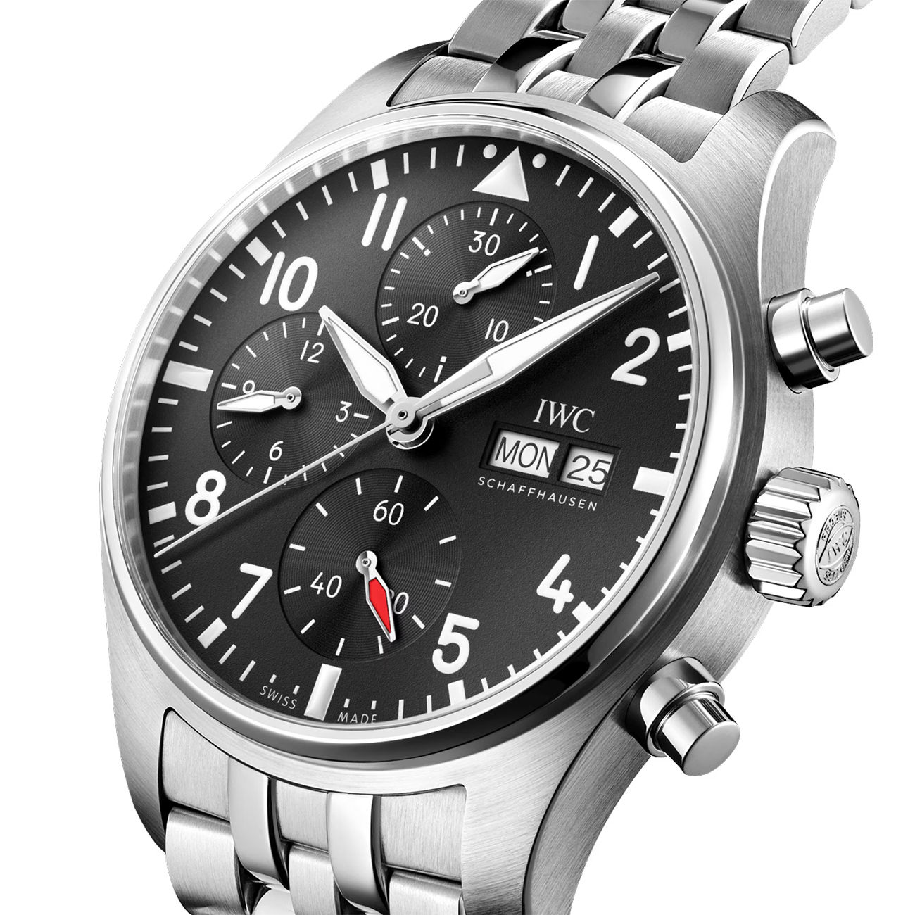 Iwc black deals dial