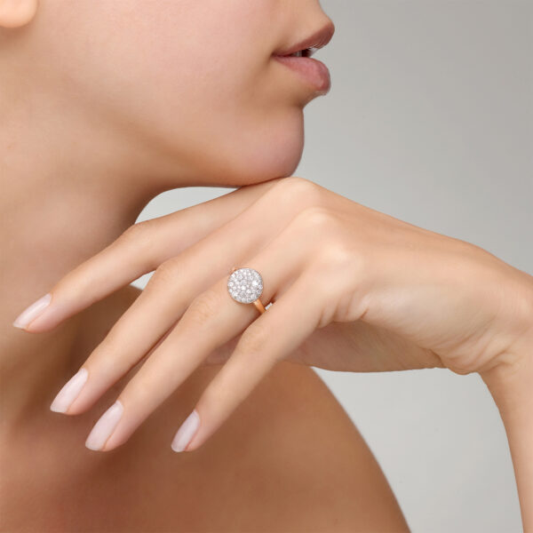 Pomellato Sabbia ring with Diamonds | PAB2040_O7000_DB000