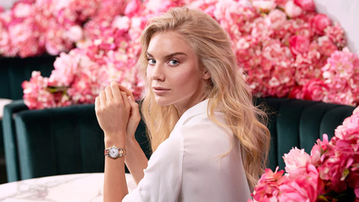 Tissot wave hotsell rose gold