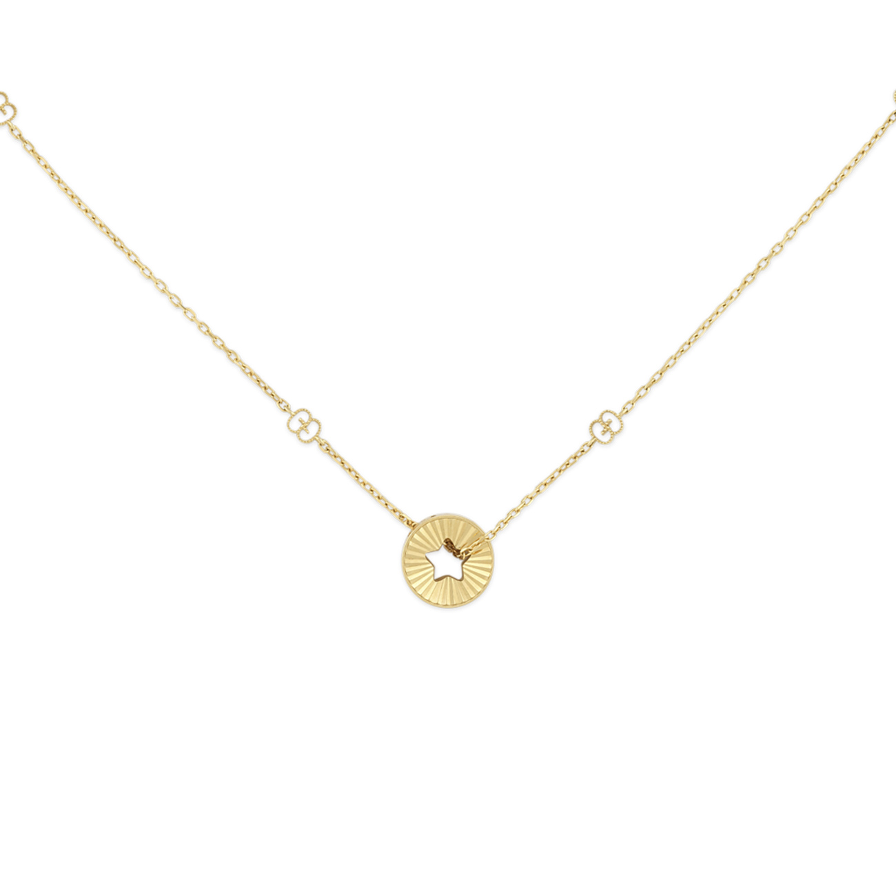 Gucci Icon Star Necklace in 18K Yellow Gold