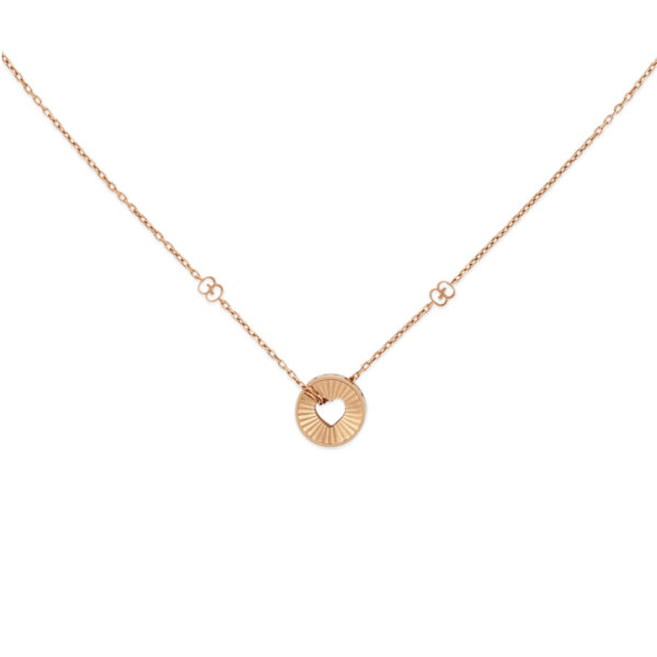 Gucci Icon Star Necklace in 18K Pink Gold | YBB72937300100U
